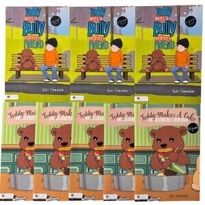 Teddy Meets A Bully & Finds A Friend Suzy Tomlinson Signed SC Lot of 8 Teacher